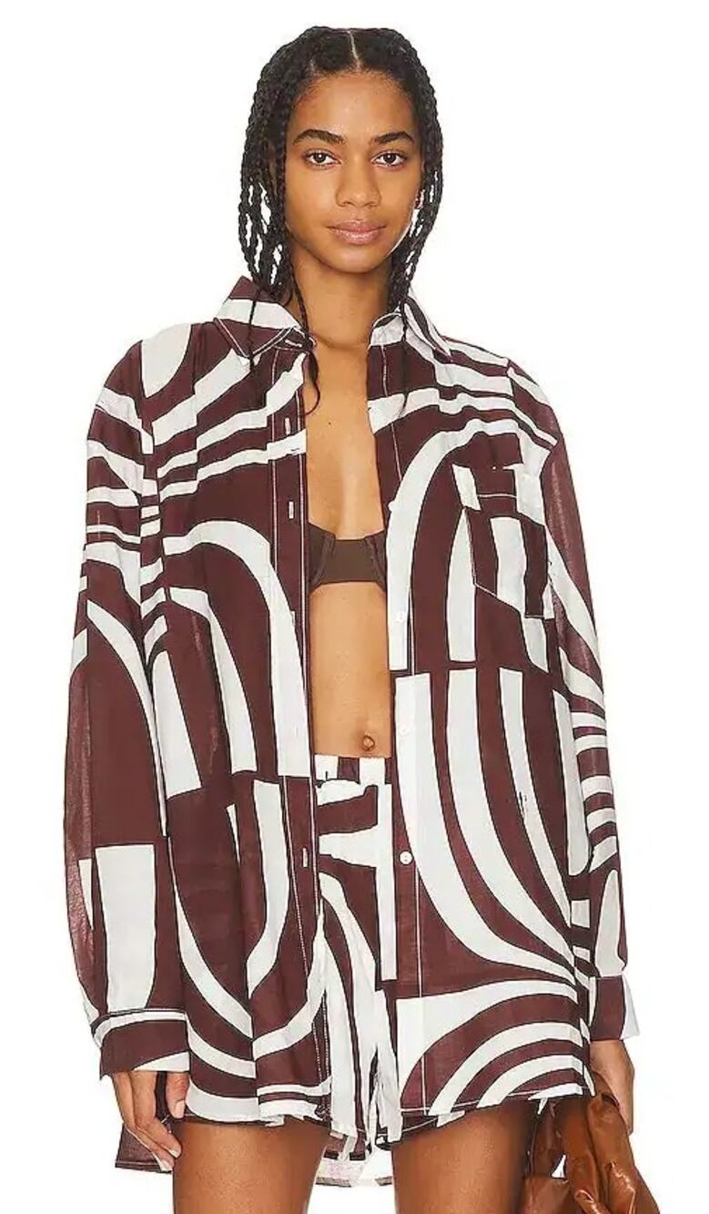 SNDYS. Set Heather Cotton Brown Size US 2